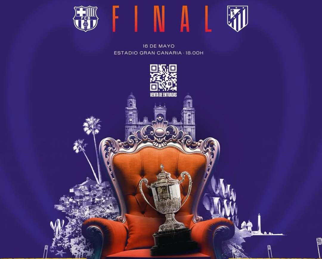 Barca y Atl&eacute;tico de Madrid se juegan la Copa en el Gran Canaria